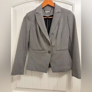 White House Black Market Plaid Blazer - 0P